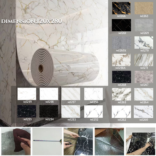 Samoljepljiva 3D PVC dekor folija 120x280cm