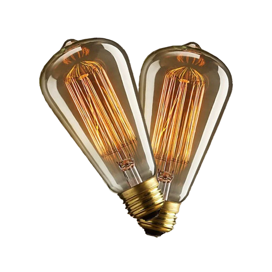 2 KOM LED Edison žarulja E27 – moderna retro elegancija