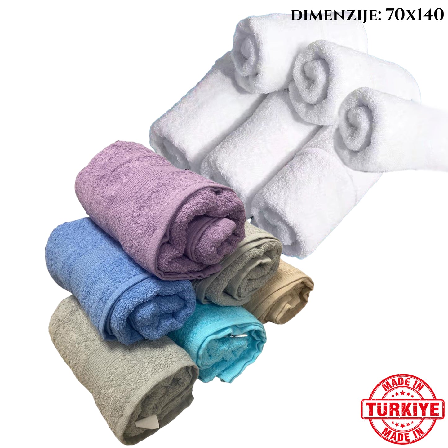 TURSKI RUΔNICI 70X140 6KOMADA