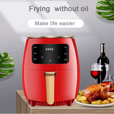 Crvena friteza na vrući zrak 1400 W