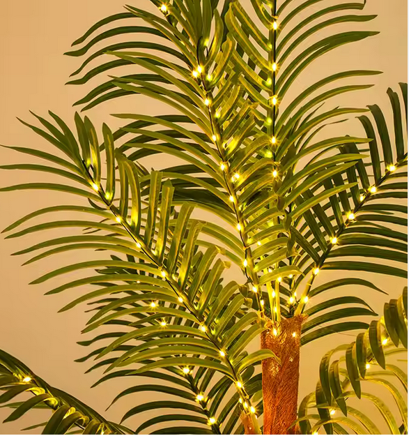 LED SVJETLEĆA DEKORATIVNA PALMA SA STALKOM 120CM/150CM/180CM