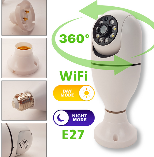 wi fi panoramska kamera e27 g206
