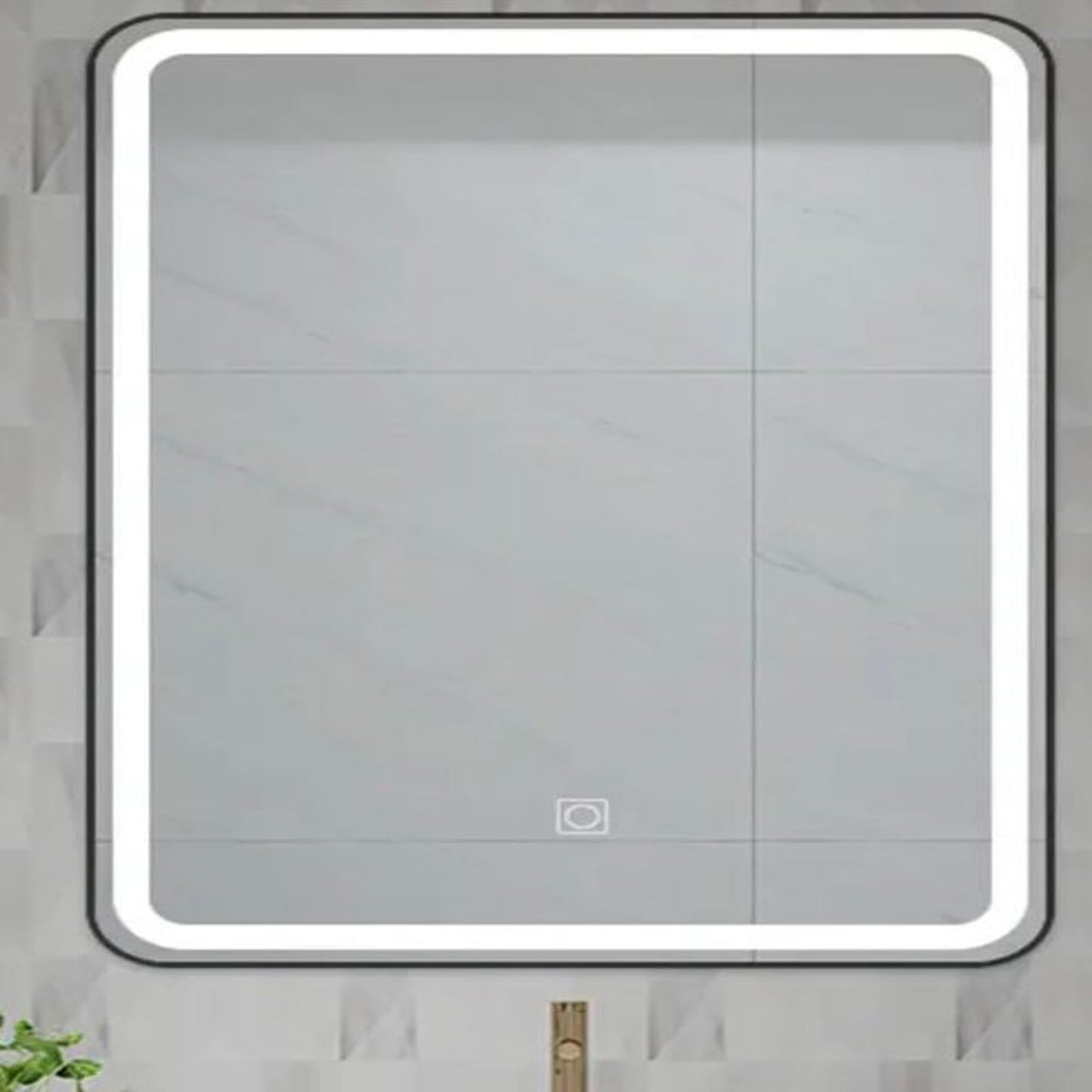 VERTIKALNO STANDARDNO OGLEDALO S LED OSVJETLJENJEM M641 80X60 CM
