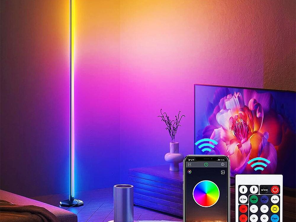 KUTNA RGB LAMPA 120CM SA DALJINSKIM I APLIKACIJOM