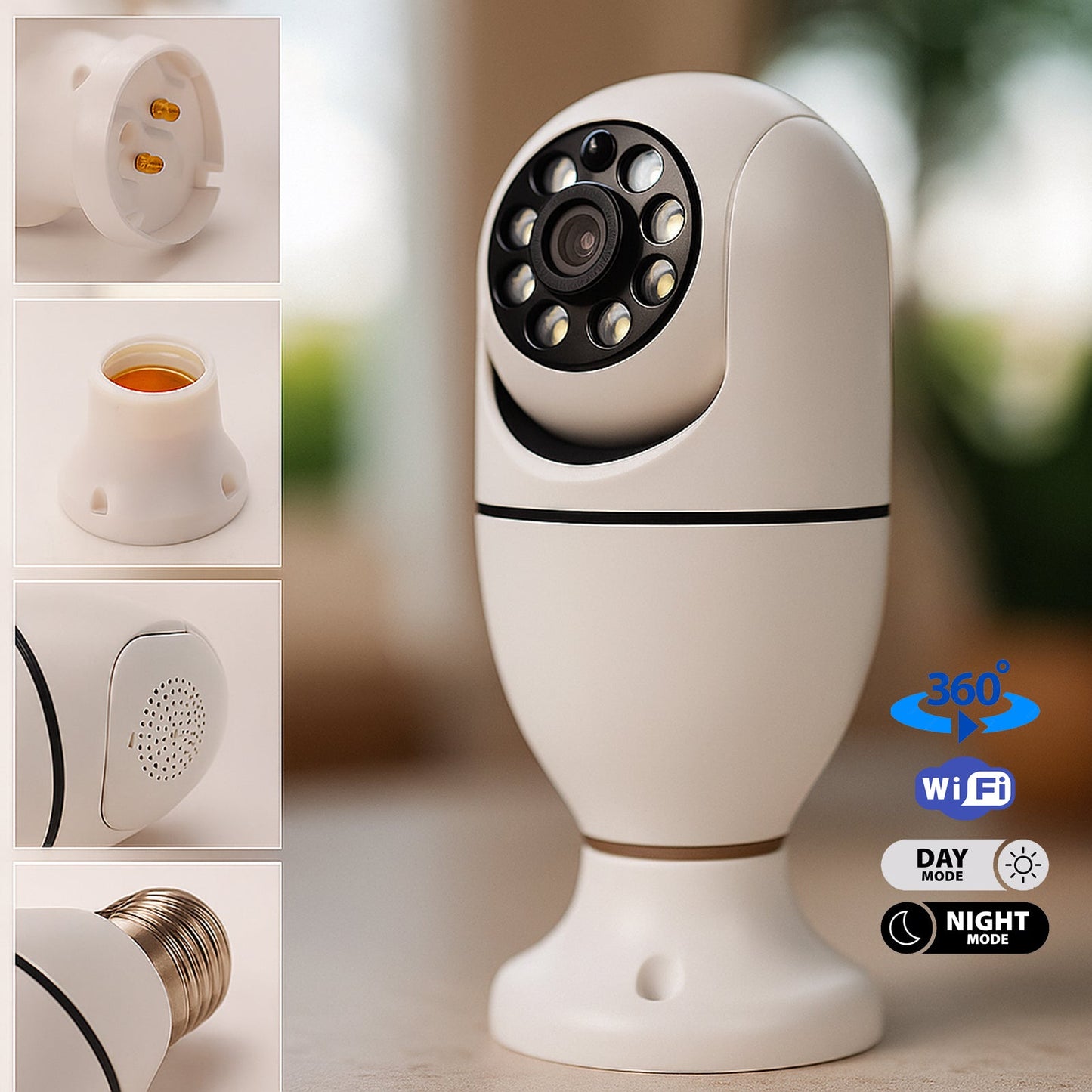 wi fi panoramska kamera e27 g206