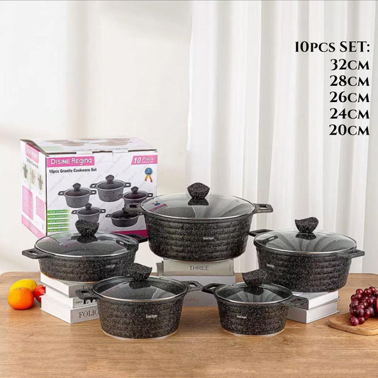 GRANIT premium set lonaca - 10 djelni