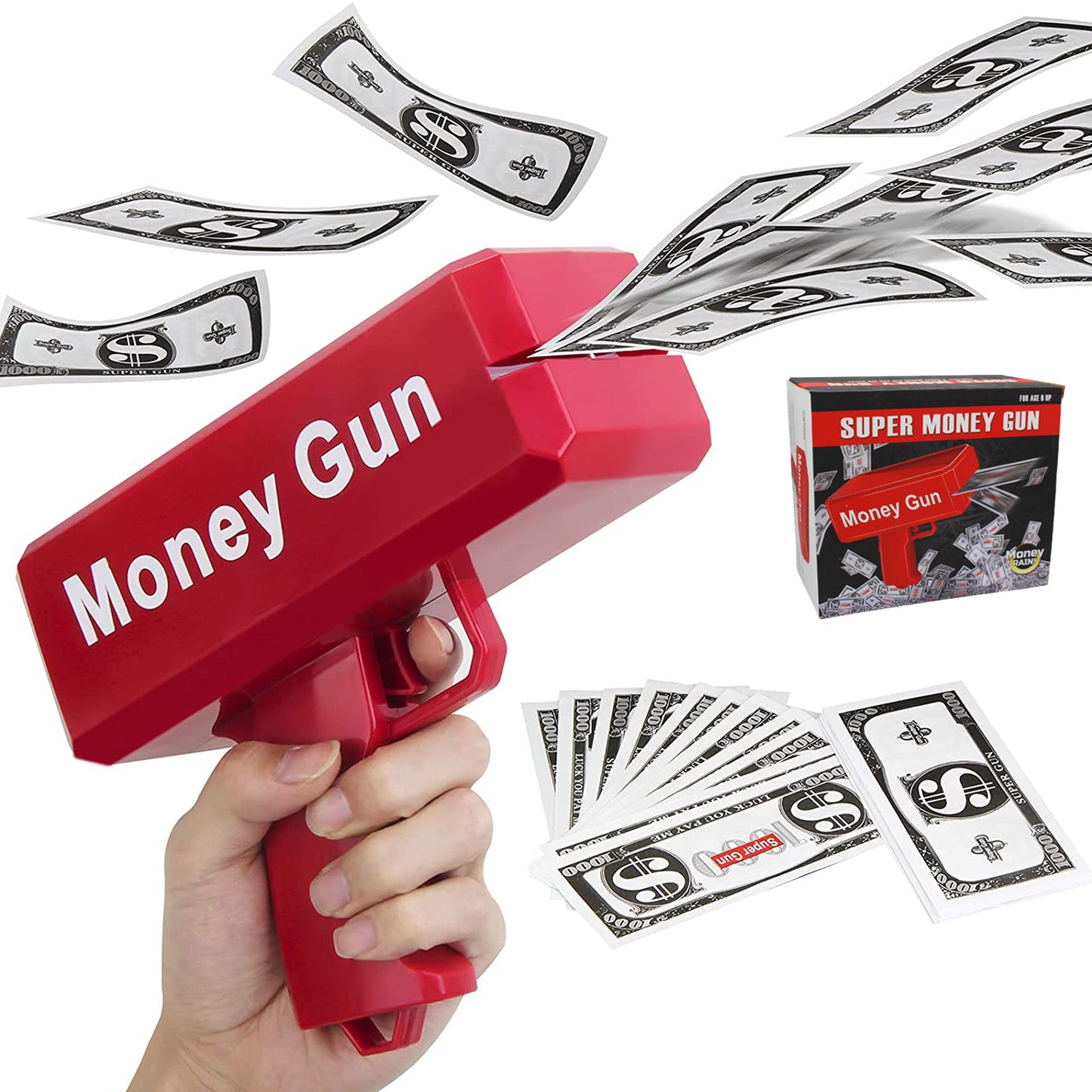 MONEY GUN ZA SUPER ZABAVU/PARTY SA 100 KOMADA PAPIRA
