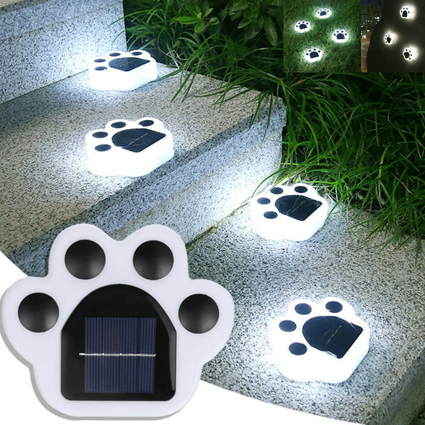 VANJSKE LED SOLARNE ŠAPICE ZA UREĐENJE DVORIŠTA X4 KOMADA