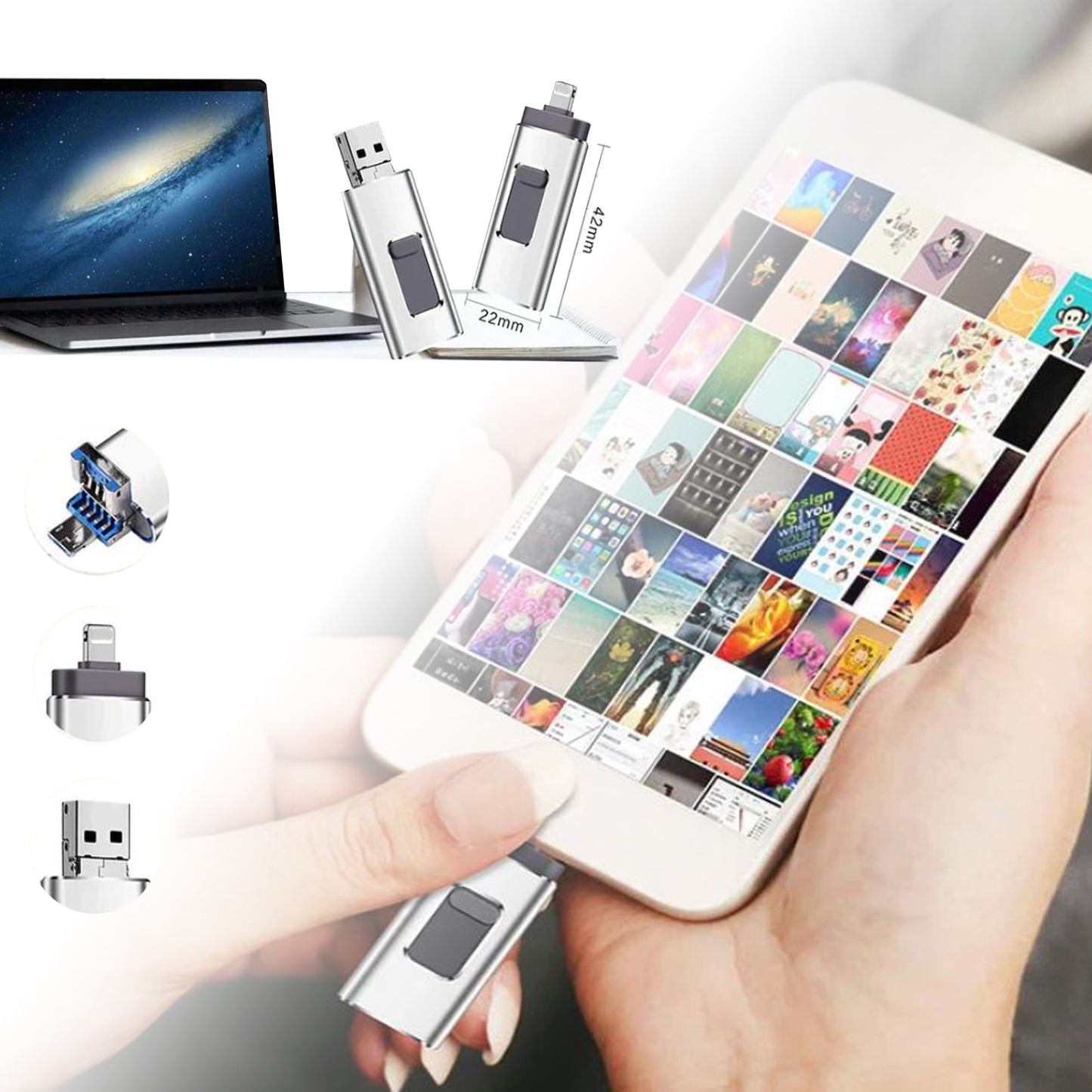 USB MEMORIJA ZA SVE MOBITELE I PC 64 GB