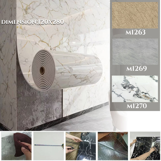 Samoljepljiva 3D PVC dekor folija 120x280cm