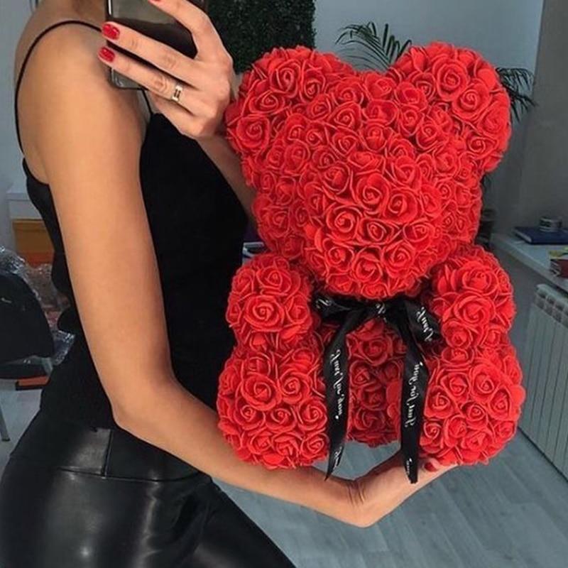 Medvjedić od ruža 40cm