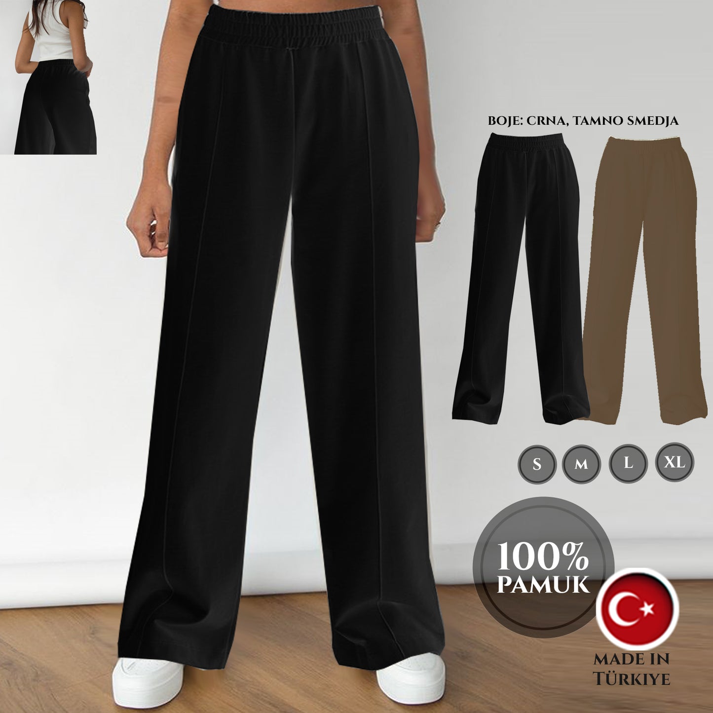 Wide leg pants