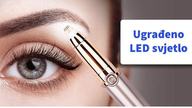 Korektor za obrve sa LED svjetlom