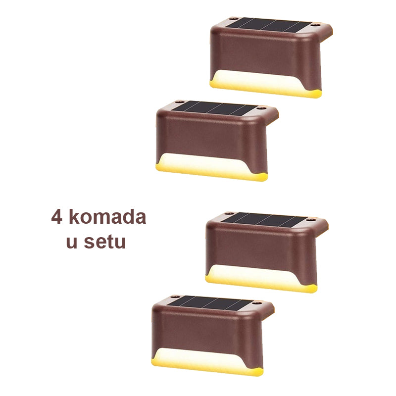 MODERNA SOLARNA STEP LAMPA x4KOMADA
