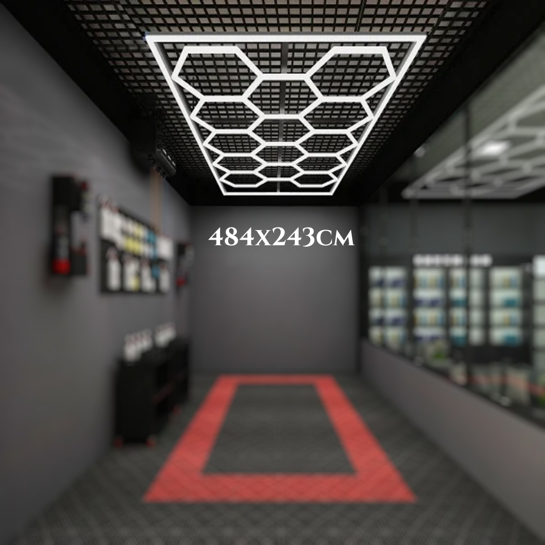 Hexagon LED mreža 484x243 cm