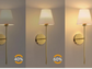 Luxe zidna lampa s daljinskim upravljanjem