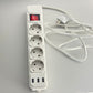Produžni kabel (4 utičnice, 3 USB ulaza) 2KOMADA