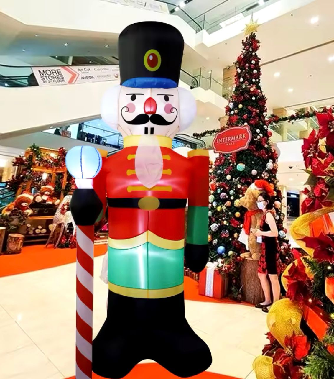 ORAŠAR NA NAPUHAVANJE 1.8M SA LED SVJETLOM