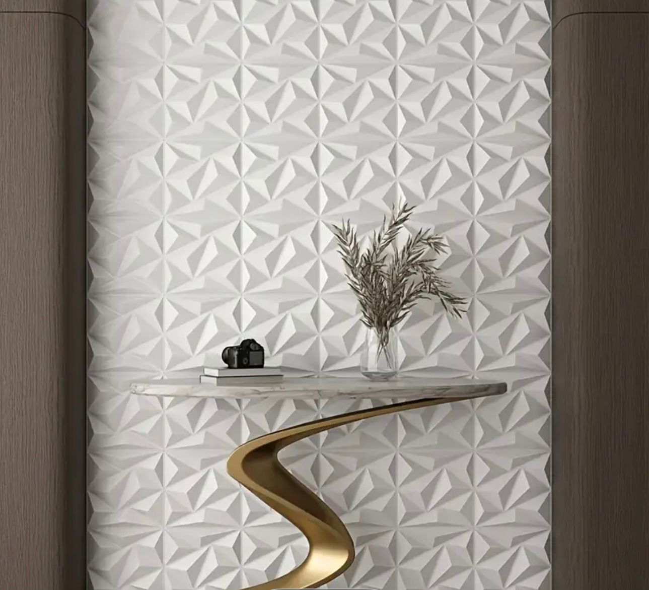 3D Zidni Paneli - Geometrijski dizajn - 10 Komada