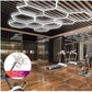 Stropni LED Hexagon 240×180 cm