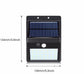 LED solarna lampa sa senzorom 5kom