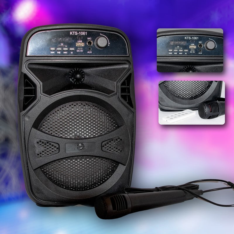KTS karaoke prijenosni bežični zvučnik 30W